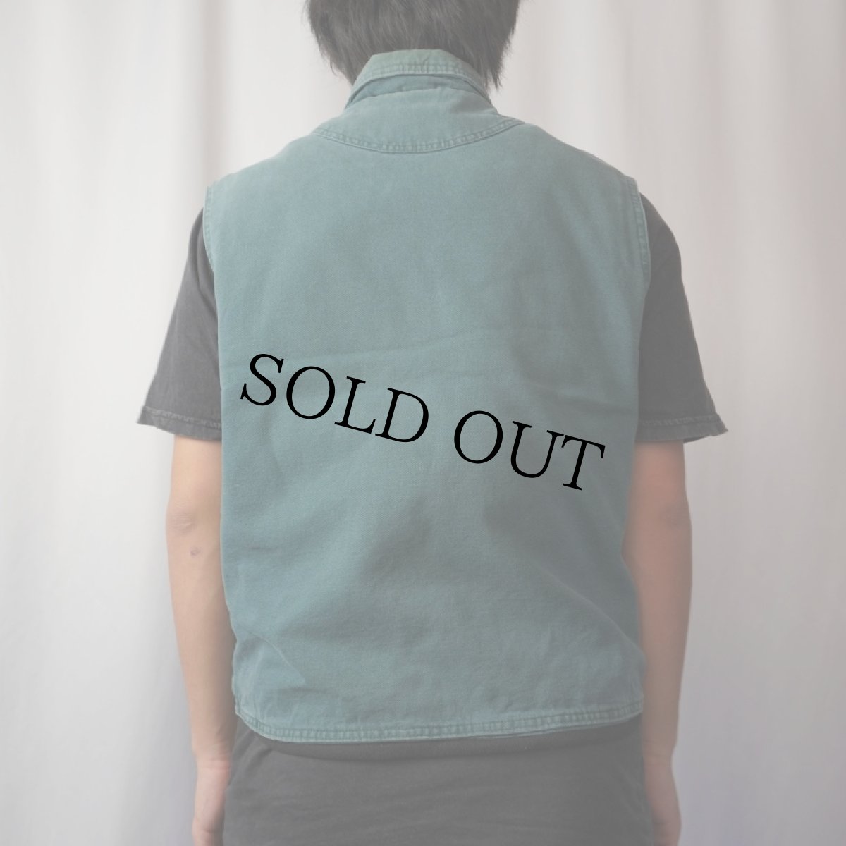 画像3: KAVU USA製 コットンダックベスト S (3)