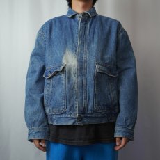 画像2: 80's Levi's 75069-0214 "A-2 TYPE" デニムブルゾン M (2)