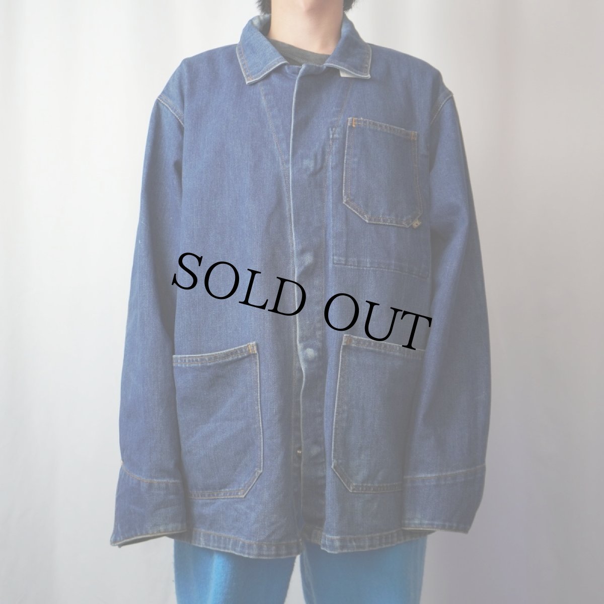 画像2: AA デニムカバーオール (2)