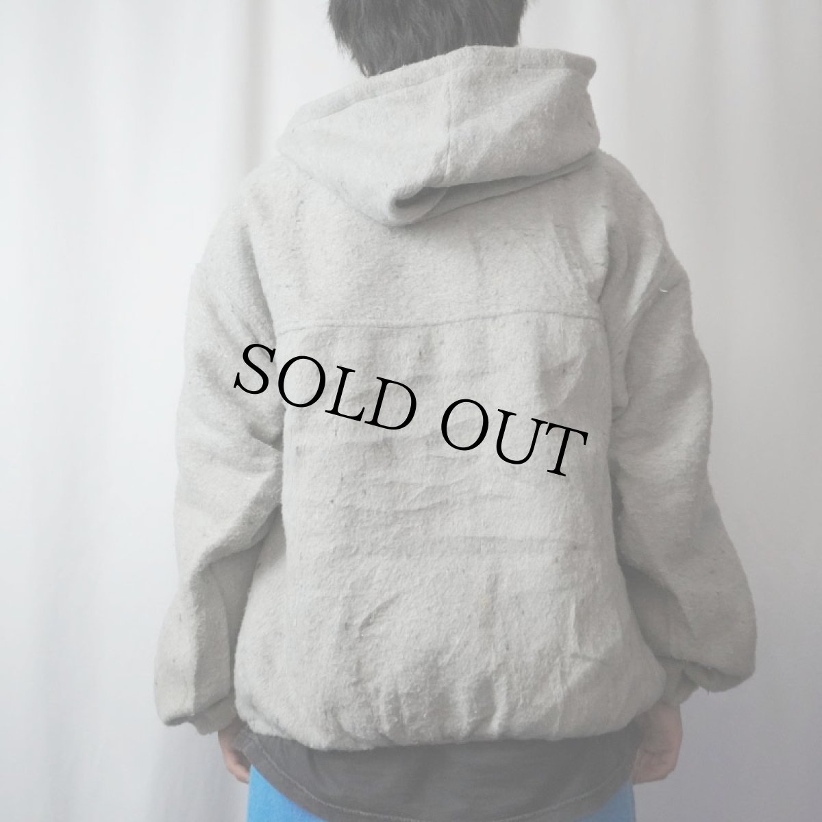 画像3: 90's EARTH RAGZ ネップ混 フリースジップパーカー XL (3)