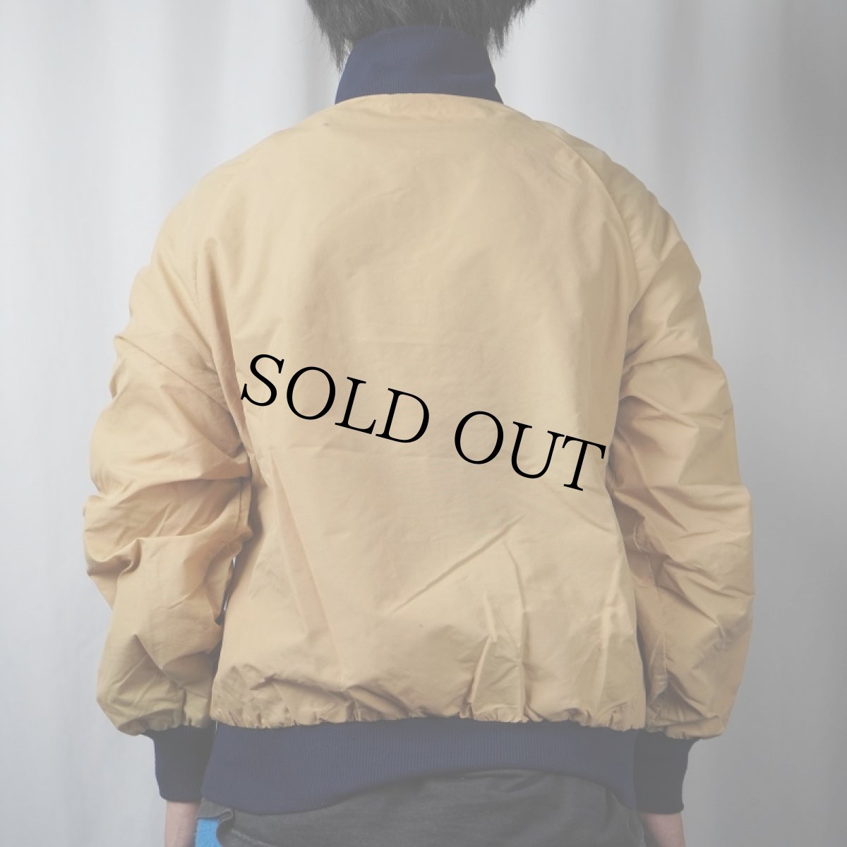 画像3: 70's Levi's ハーフジップ ナイロンプルオーバージャケット M (3)