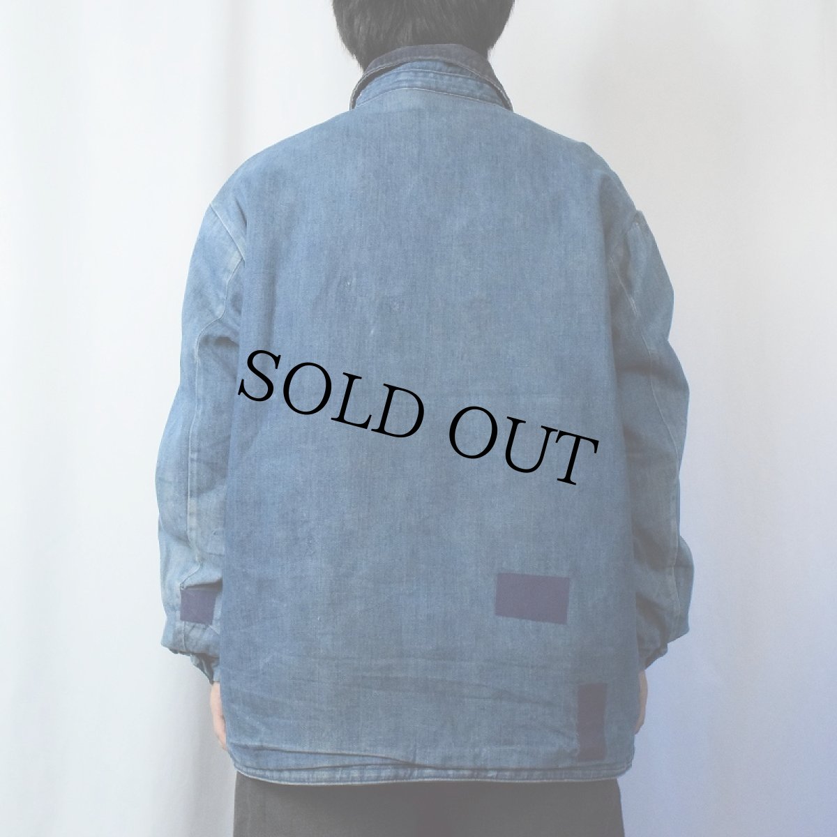 画像3: 70's Wrangler ブランケットライナー 刺繍デニムカバーオール SIZE44 (3)