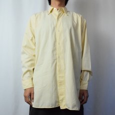 画像2: 〜40's SANFORIZED 織柄 マチ付きコットンシャツ (2)