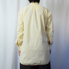 画像3: 〜40's SANFORIZED 織柄 マチ付きコットンシャツ (3)
