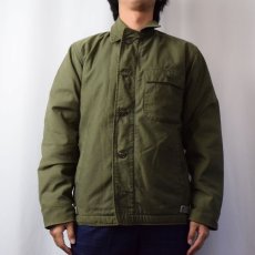 画像2: 80's U.S.NAVY A-2 デッキジャケット SMALL (2)