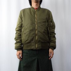 画像3: 民間品 ALPHA INDUSTRIES,INC. MA-1 フライトジャケット MEDIUM (3)