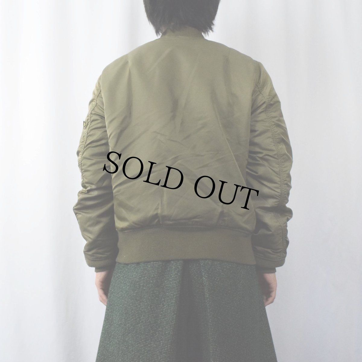 画像4: 民間品 ALPHA INDUSTRIES,INC. MA-1 フライトジャケット MEDIUM (4)