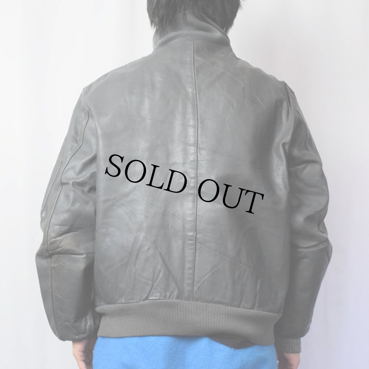 画像3: 民間品 ドイツ軍 フライトレザージャケット SIZE56 (3)