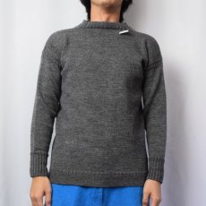 画像2: 【SALE】 Traditional GUERNSEY ウール ガンジーニットセーター (2)