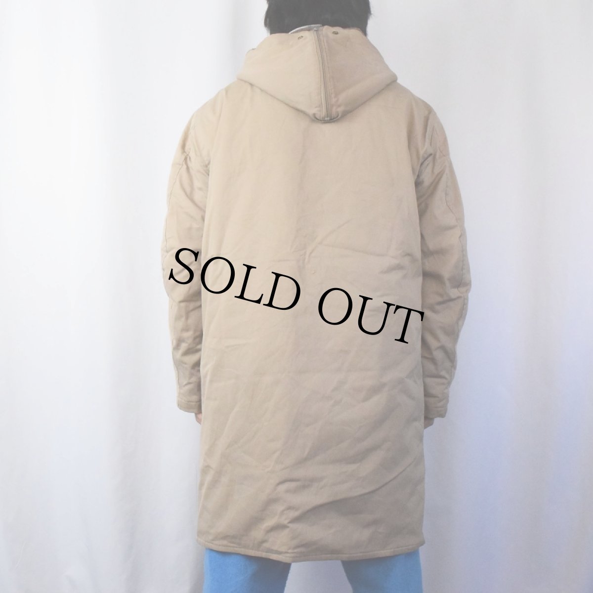 画像3: 70's L.L.Bean 筆記体タグ B-9 TYPE ラビットフードコート M (3)