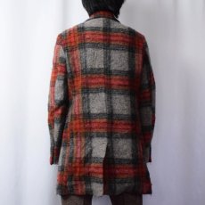 画像3: 【SALE】 SCOTCH & SODA ITALY製 チェック柄 ウール×ポリエステル チェスターコート L (3)