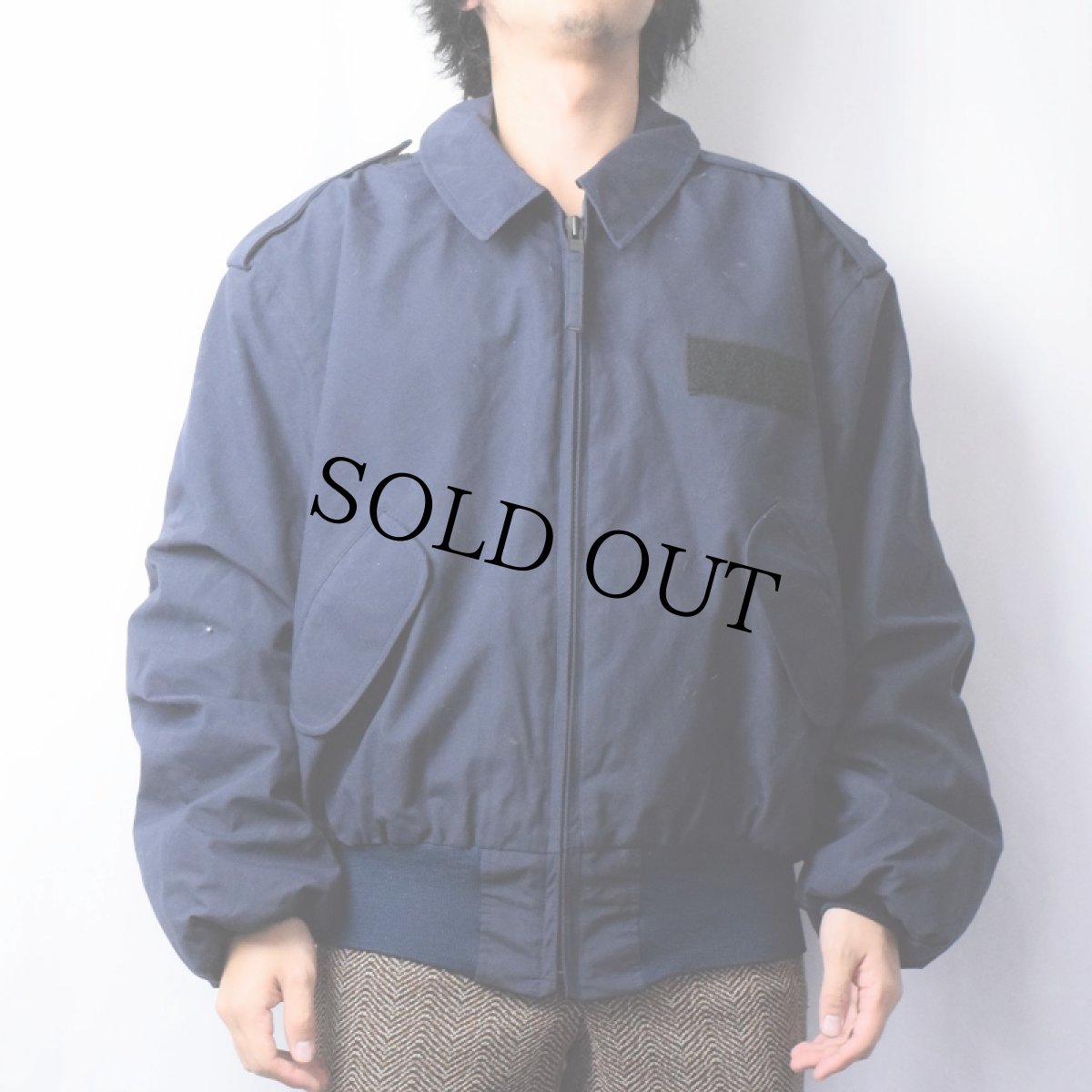 画像2: 【お客様お支払処理中】U.S.COAST GUARD セキュリティポリスジャケット NAVY XX-LARGE (2)