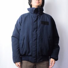 画像2: U.S.NAVY シップボードジャケット NAVY LARGE (2)