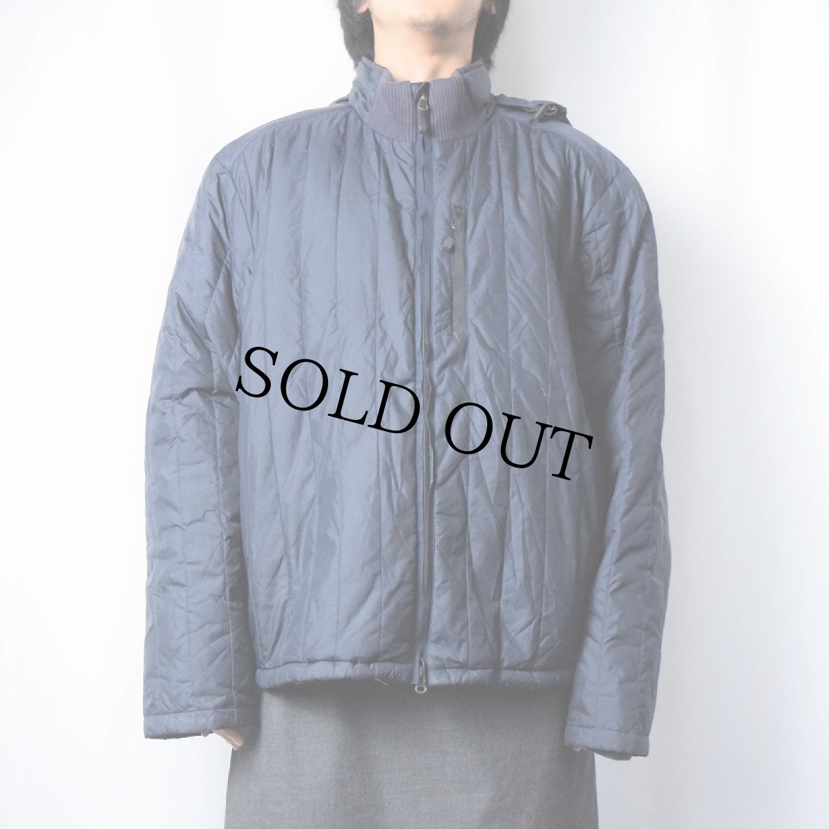 画像2: POLO Ralph Lauren フード付き ポリエステル中綿ジャケット NAVY XXL (2)