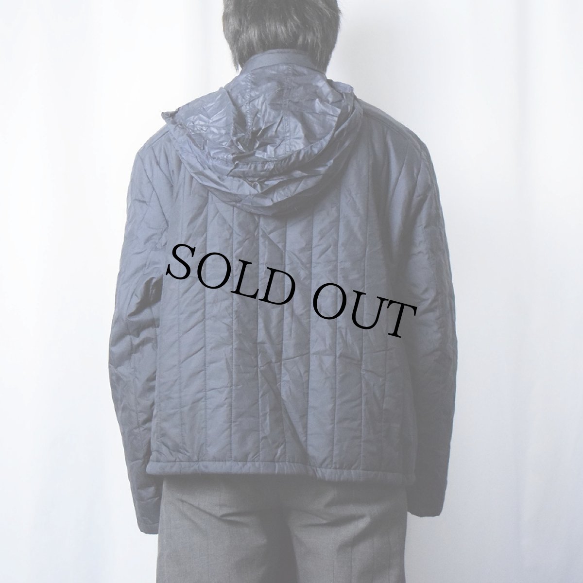 画像3: POLO Ralph Lauren フード付き ポリエステル中綿ジャケット NAVY XXL (3)