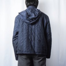 画像3: POLO Ralph Lauren フード付き ポリエステル中綿ジャケット NAVY XXL (3)