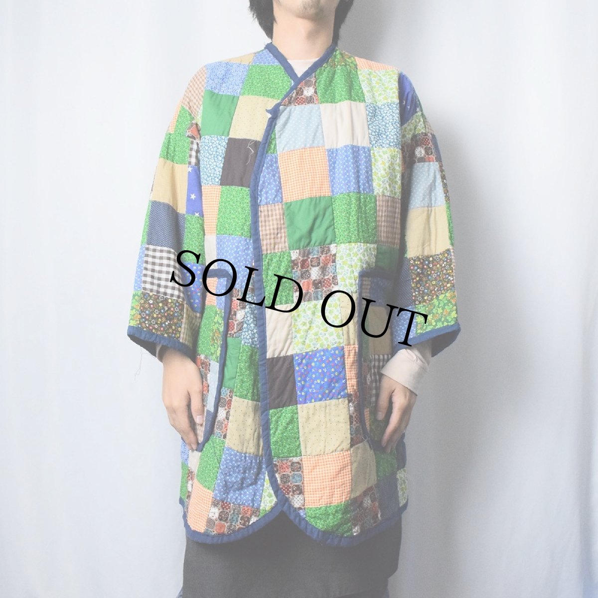 画像2: パッチワーク キルティングジャケット (2)