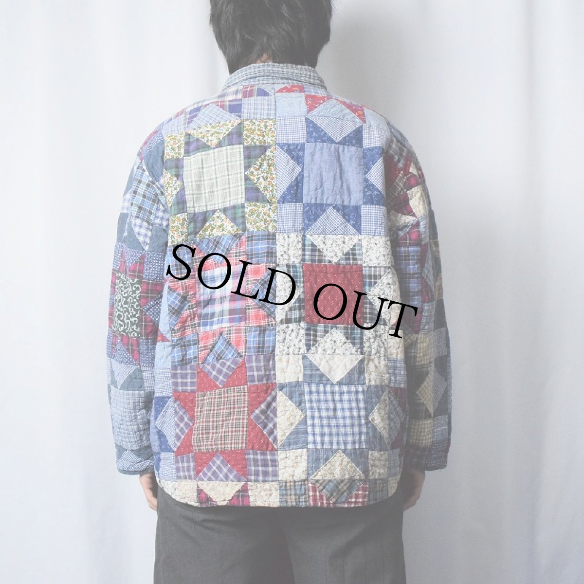 画像5: Patch Magic INDIA製 パッチワーク キルティングジャケット S (5)