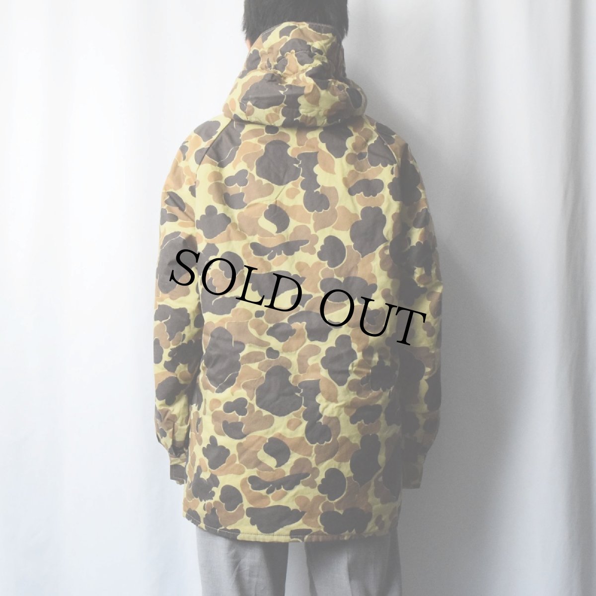 画像6: 70〜80's L.L.Bean "Thinsulate 3M" ダックハンターカモ柄 中綿入り ナイロンマウンテンパーカー M (6)