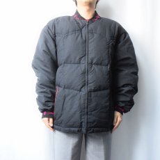 画像2: 80〜90's Comfy USA製 ネイティブ柄 ダウンジャケット BLACK (2)