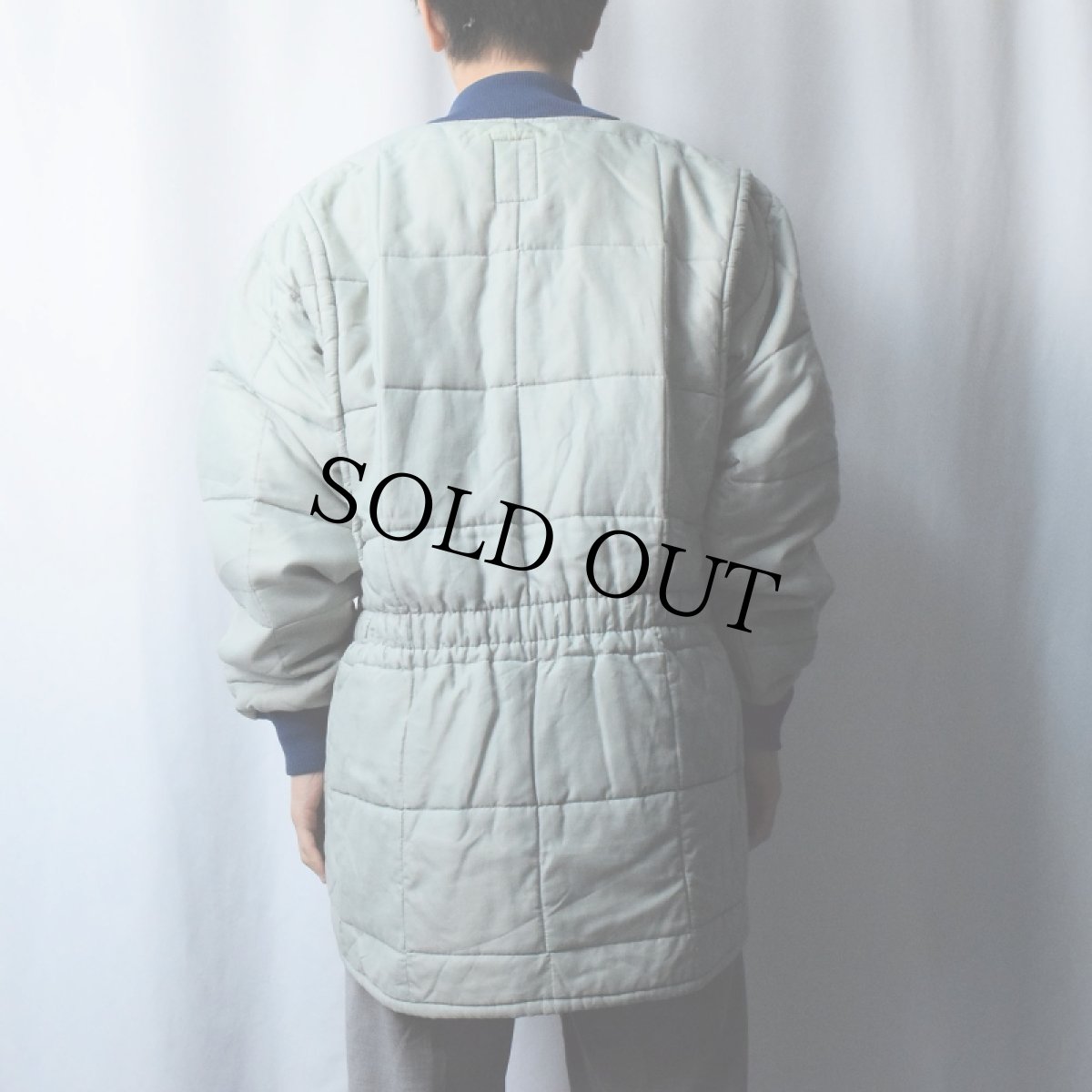 画像3: 70's bob allen USA製 ナイロン キルティング ハンティングジャケット L (3)