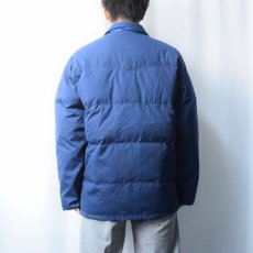 画像3: 【SALE】 70's TOWNCRAFT JCPenney USA製 中綿入り ポリエステル×コットン ウエスタンジャケット NAVY M (3)