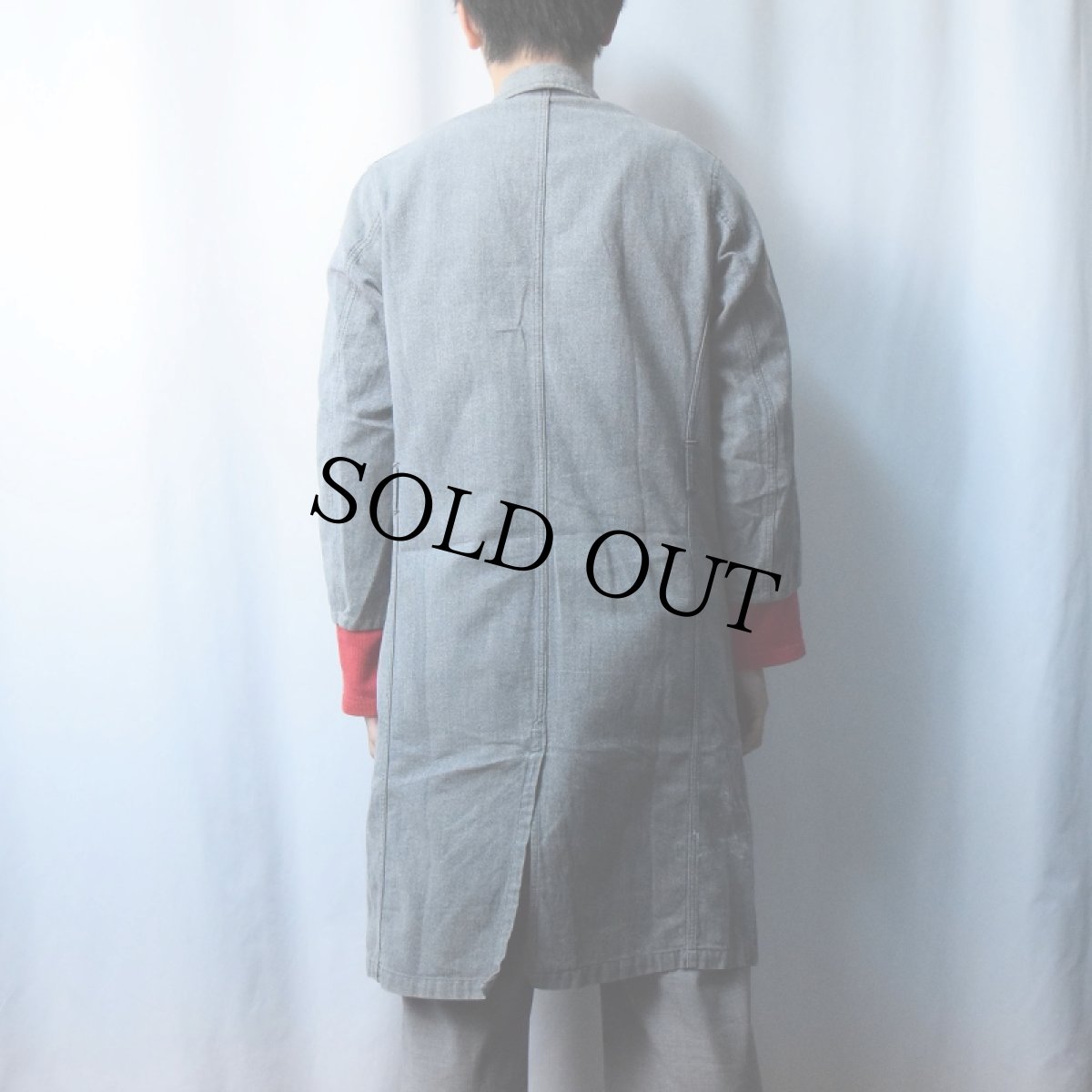 画像3: 50〜60's EURO VETRA "ソルト&ペッパー" アトリエコート SIZE42 (3)