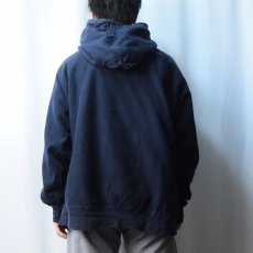 画像3: 90's MV SPORT REVERSE WEAVE TYPE "COLORADO" プリントスウェットフーディー NAVY XXL (3)