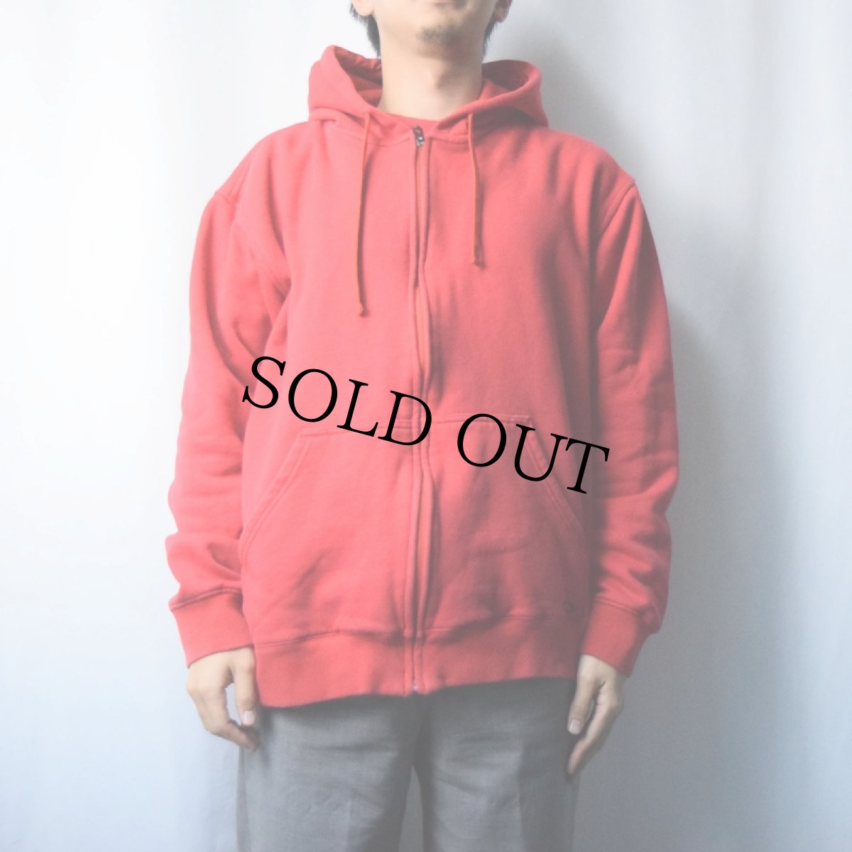 画像2: OAKLEY ロゴ刺繍 スウェットジップパーカー XL (2)