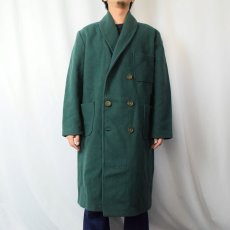 画像2: 【SALE】 90's ショールカラー ダブルブレスト チェスターコート SIZE48 (2)