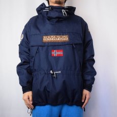 画像2: NAPAPIJRI "SKIDOO" アノラックパーカー NAVY L (2)