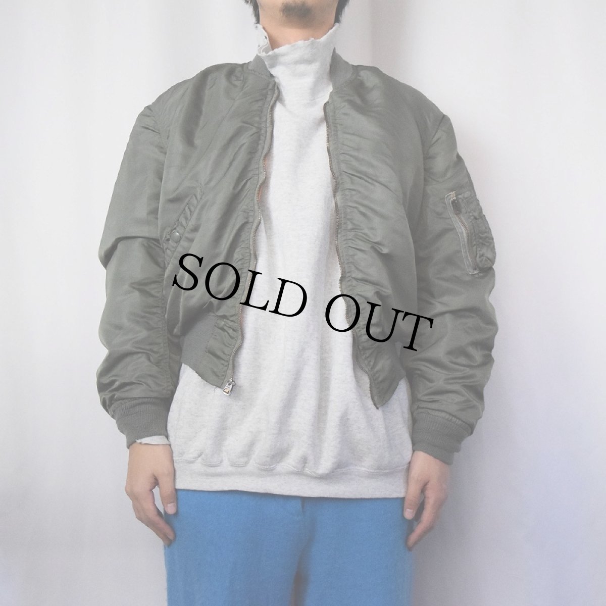 画像3: 60's U.S.AIR FORCE L-2B フライトジャケット LARGE (3)