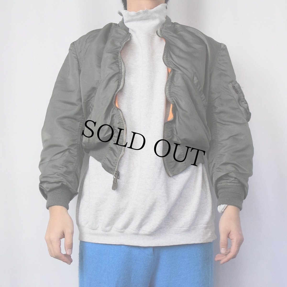 画像3: 60's U.S.AIR FORCE L-2B フライトジャケット MEDIUM (3)