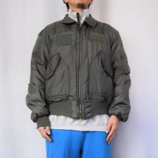 画像2: 80's U.S.AIR FORCE CWU-45/P 最初期型 フライトジャケット LARGE (2)