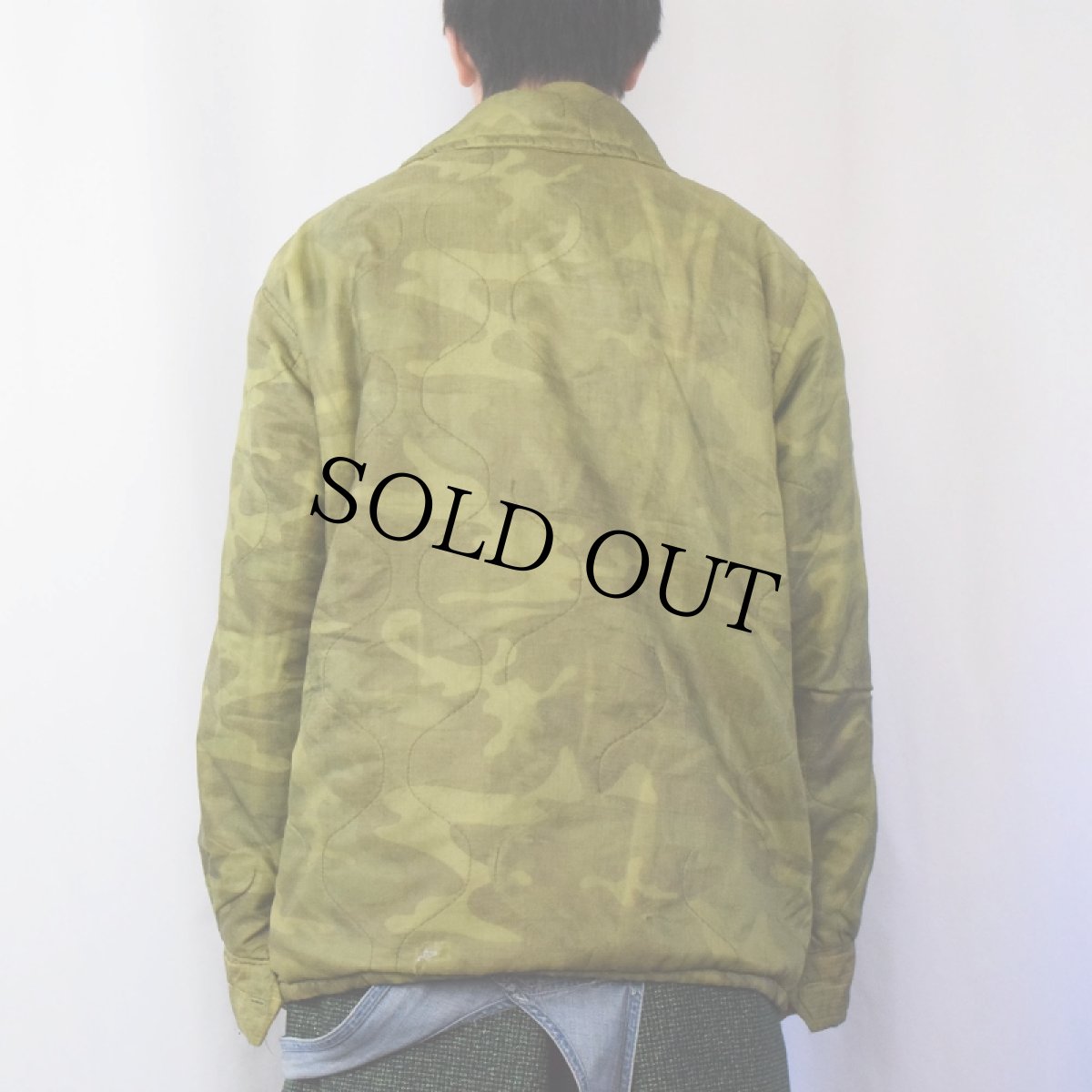 画像3: 60's〜 U.S.MILITARY 裏ボア キルティングカモジャケット (3)