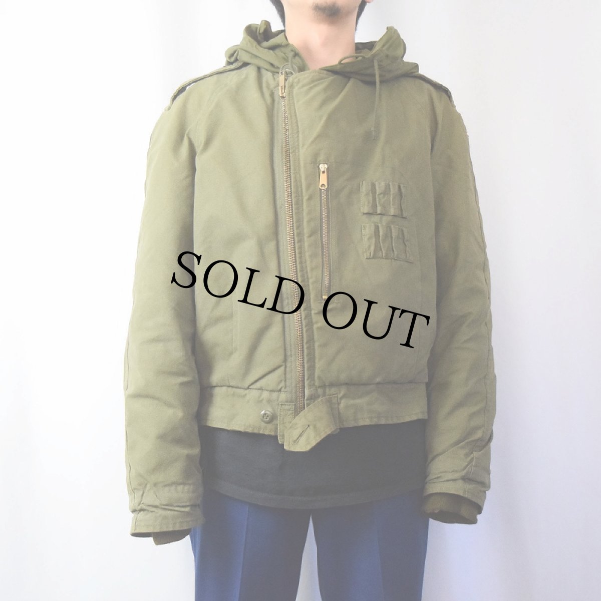 画像2: 90's CANADIAN ARMY CVC タンカースジャケット SIZE7550 (2)