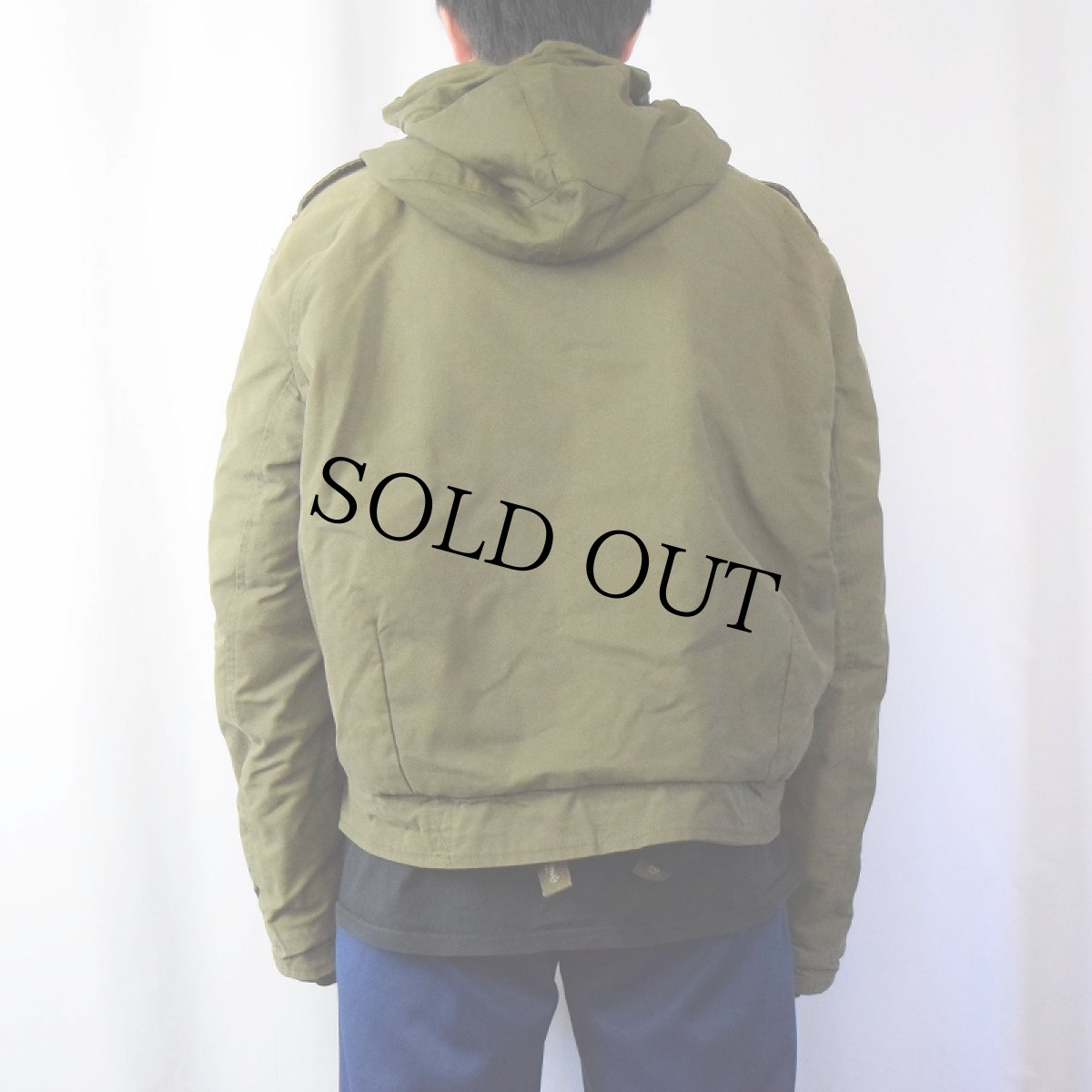 画像3: 90's CANADIAN ARMY CVC タンカースジャケット SIZE7550 (3)