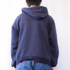 画像3: 80's RUSSELL ATHLETIC USA製 "GEORGETOWN UNIVERSITY" スウェットフーディ NAVY XL (3)