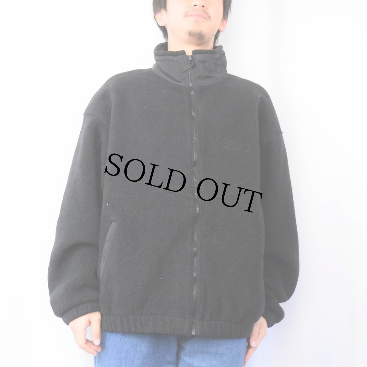 画像2: 90's Eddie Bauer EBTEK USA製 "POLARTEC" フリースジャケット BLACK XL (2)