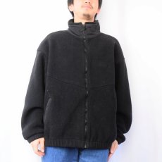 画像2: 90's Eddie Bauer EBTEK USA製 "POLARTEC" フリースジャケット BLACK XL (2)