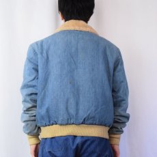 画像3: 70's Levi's 70543 USA製 デニムボアジャケット XL (3)