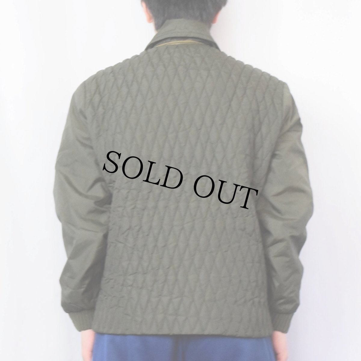 画像3: 70's フード付き キルティングジャケット (3)