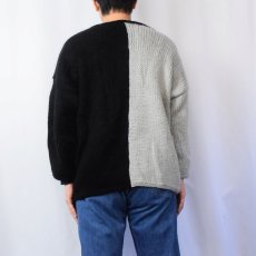 画像3: ドッキングデザインニットセーター (3)