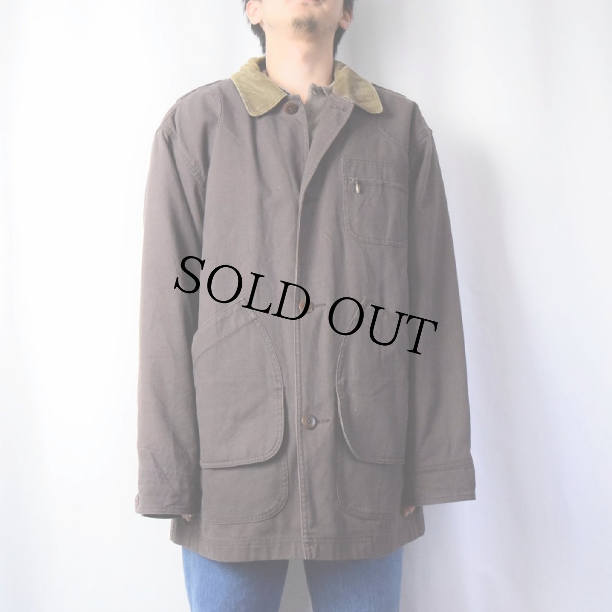 画像2: L.L.Bean ウールライナー付き ダックハンティングジャケット L (2)