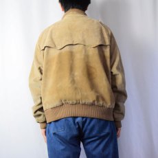 画像3: 90's POLO Ralph Lauren "G-9 Type" スエードレザースイングトップ L (3)