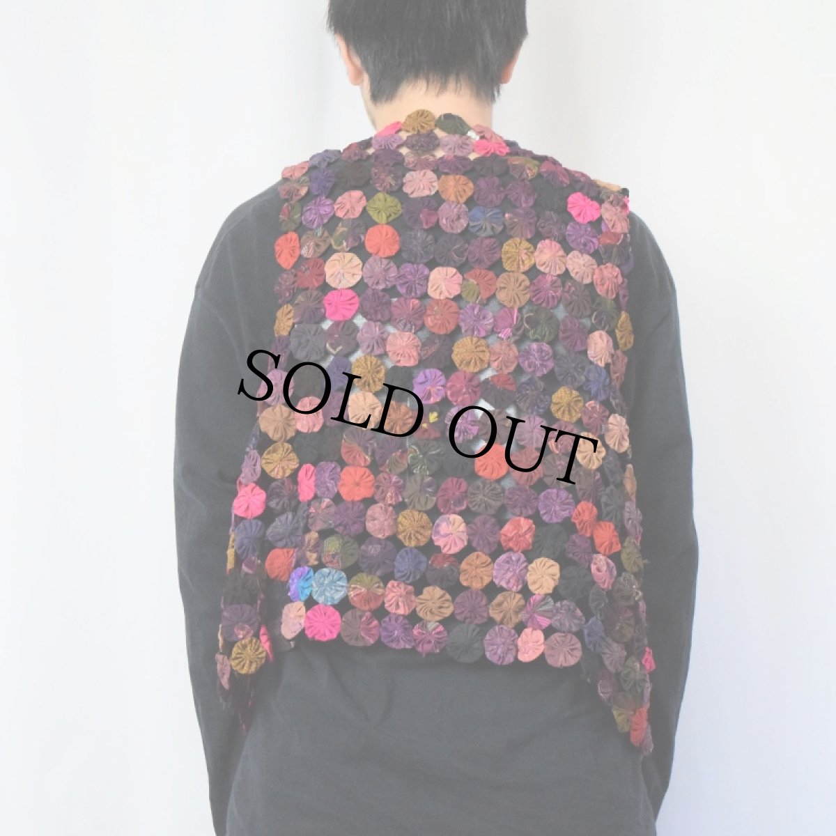 画像3: シルクヨーヨーキルトベスト (3)