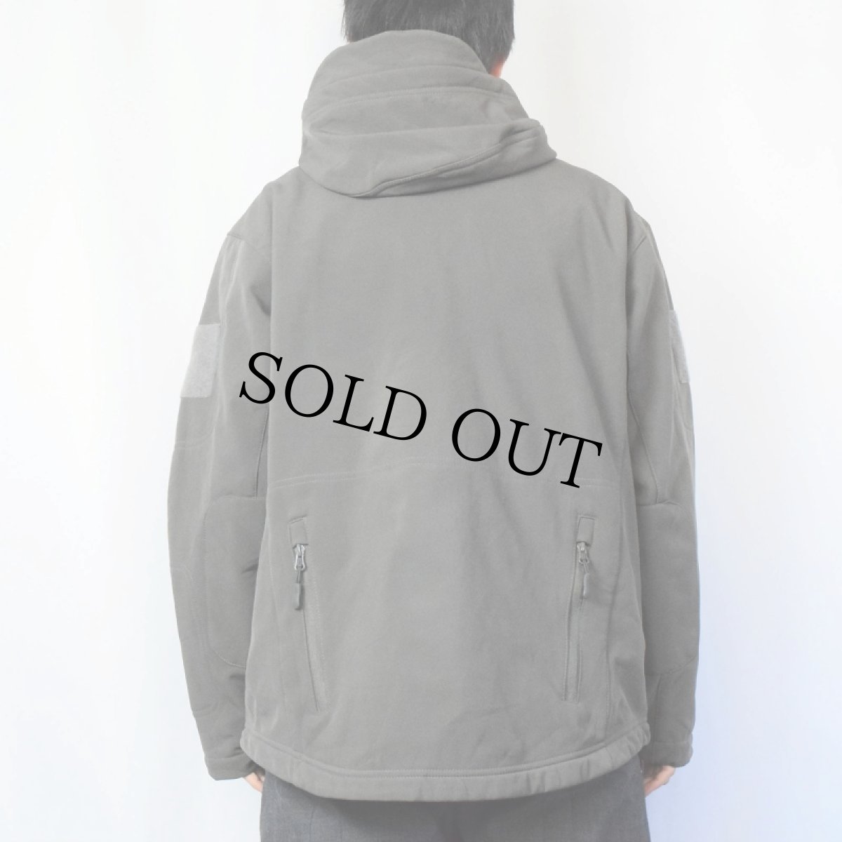 画像3: ミリタリータイプ ソフトシェルジャケット XL  (3)