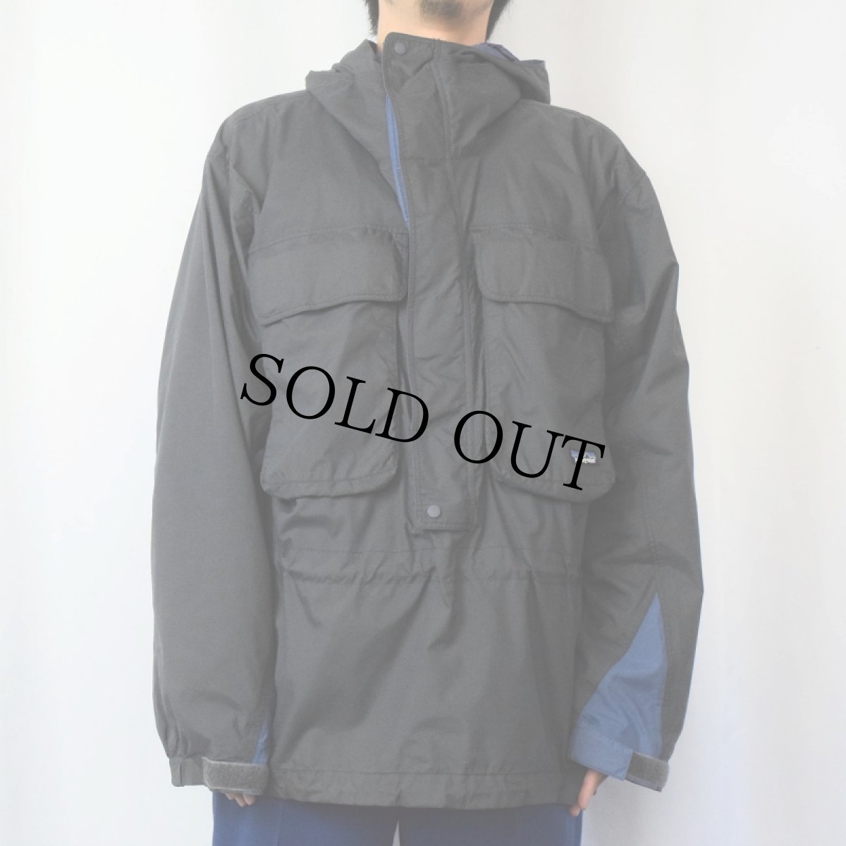 画像2: 90's Patagonia スカノラックジャケット BLACK XL (2)