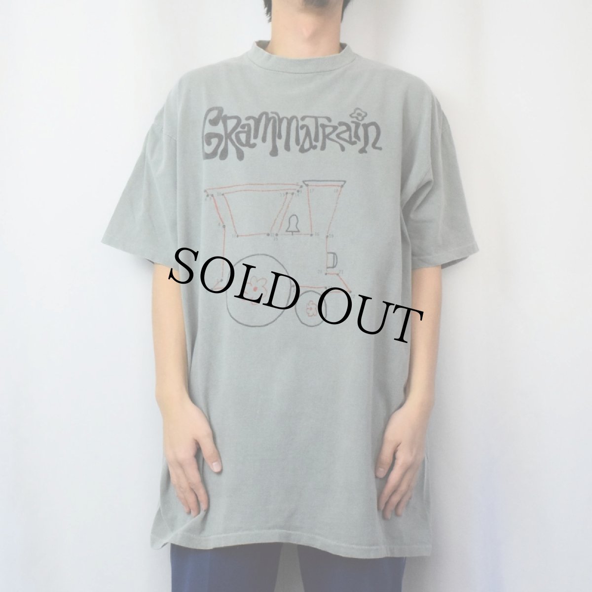 画像2: 90's Grammatrain USA製 オルタナティブロックバンドTシャツ XL (2)