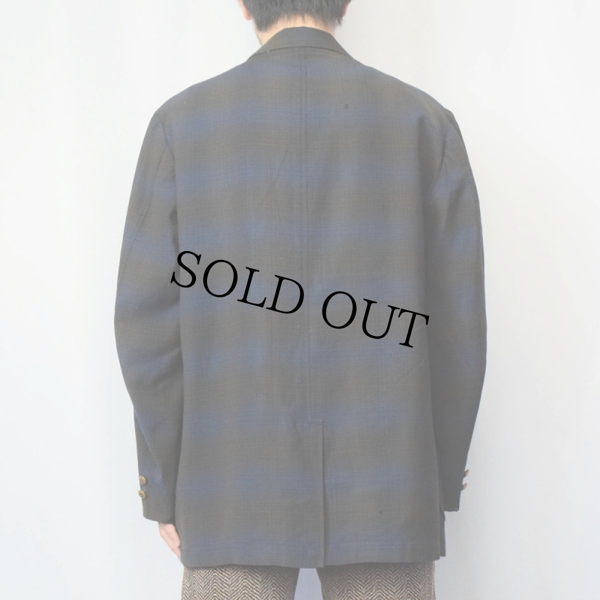 画像3: 70〜80's PENDLETON "SIR PENDLETON" オンブレーチェック柄 ウールテーラードジャケット (3)